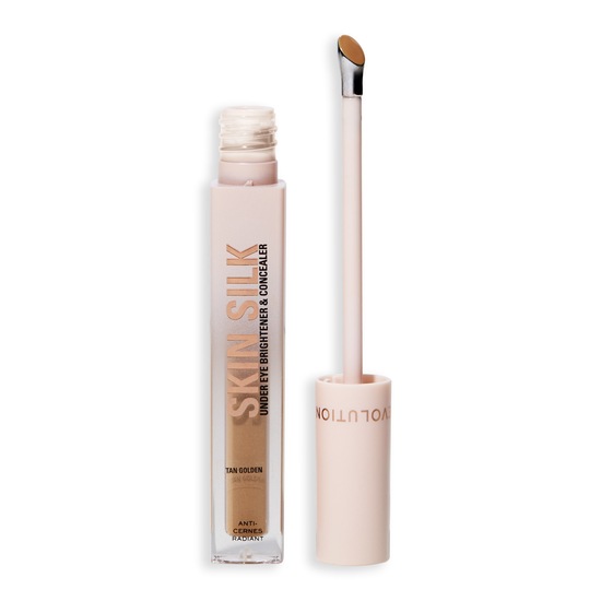 Revolution Skin Silk Radiant Serum Under Eye Brightener Tan Golden 4 ml