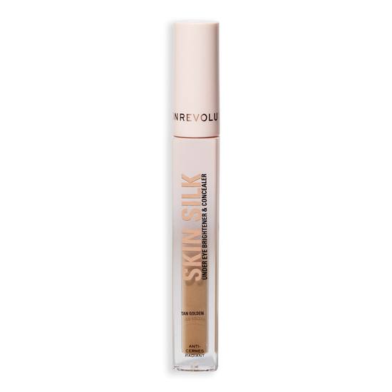 Revolution Skin Silk Radiant Serum Under Eye Brightener Tan Golden 4 ml