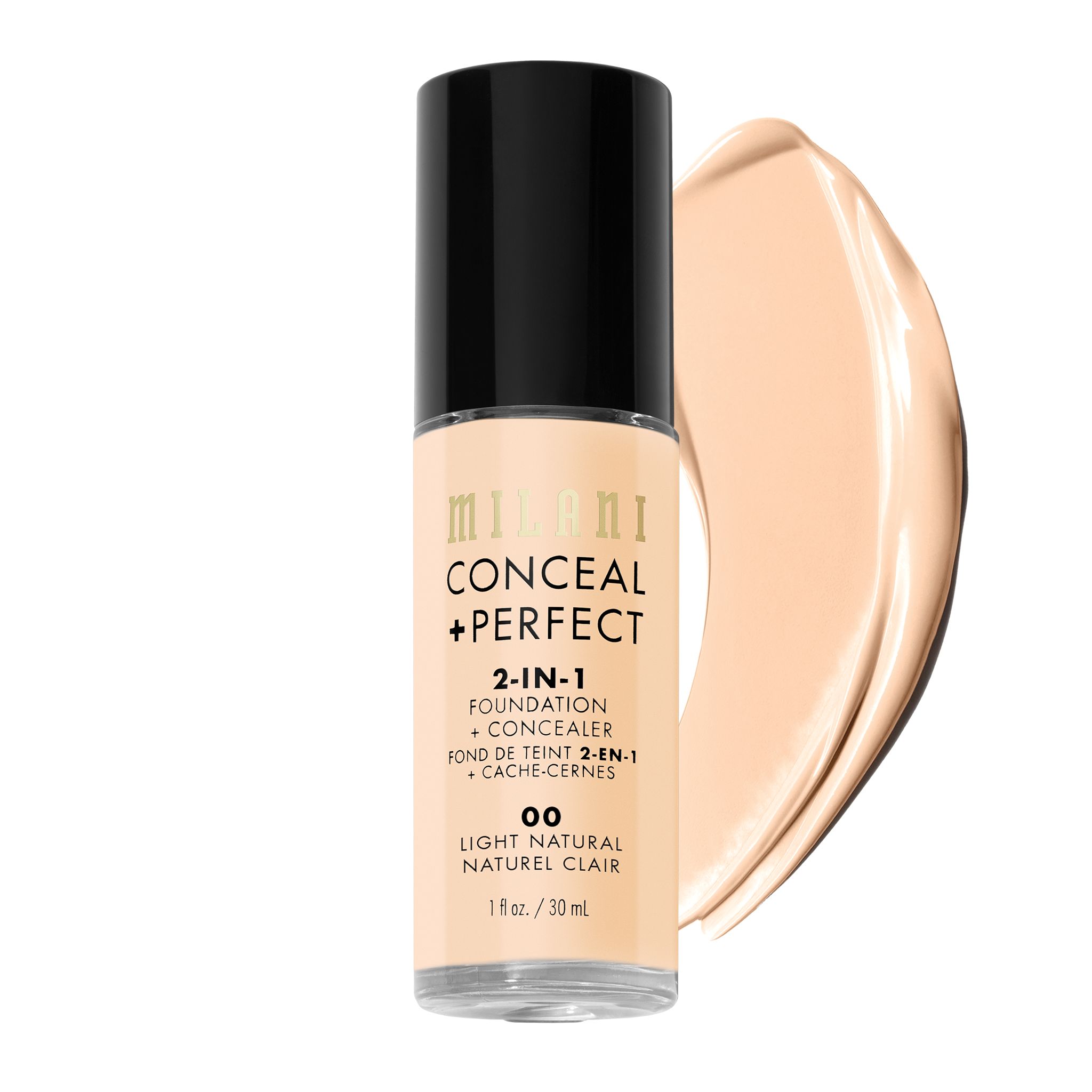 Milani Conceal + Perfect 2-in-1 Foundation + Concealer Light Natural 30 ml
