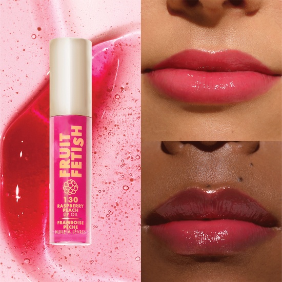 Milani Fruit Fetish Lip Oils Raspberry Peach 4 ml