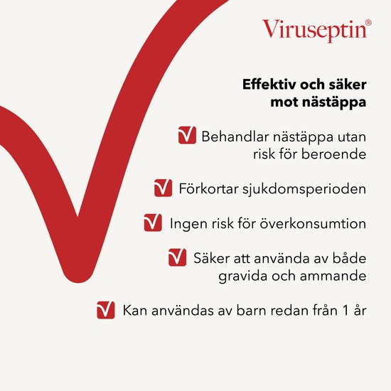 Viruseptin Avsvällande Nässpray mot Nästäppa 20 ml