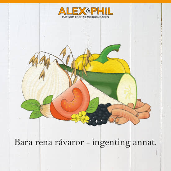 Alex&Phil Vår vegetariska lasagne måltid 200 g