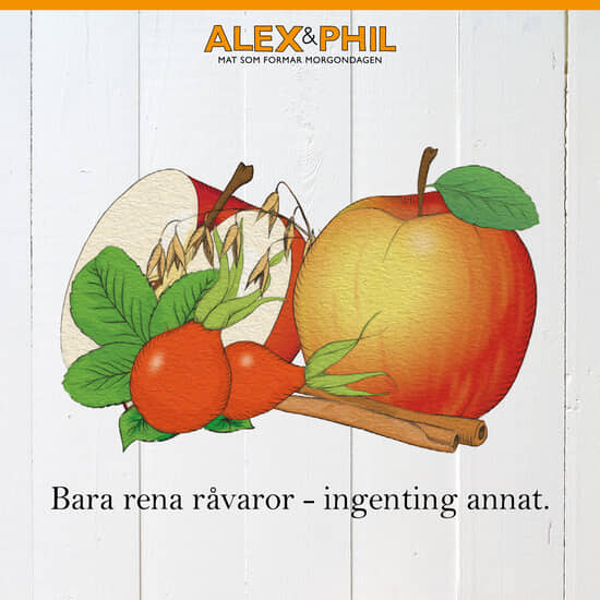 Alex&Phil Äpple & kanelgröt 5 x 100 g