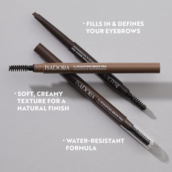 IsaDora The Sculpting Brow Pen Volumize & Waterproof 03 Medium Brown