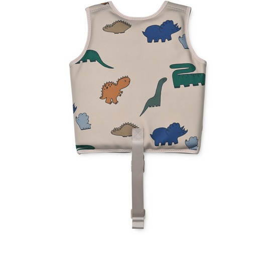 LIEWOOD Dove Badväst Dinosaurs/Mist 19-30 kg