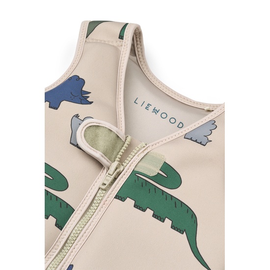 LIEWOOD Dove Badväst Dinosaurs/Mist 19-30 kg