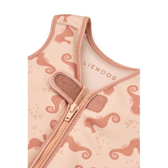 LIEWOOD Dove Badväst Seahorse/Apple blossom 11-15 kg