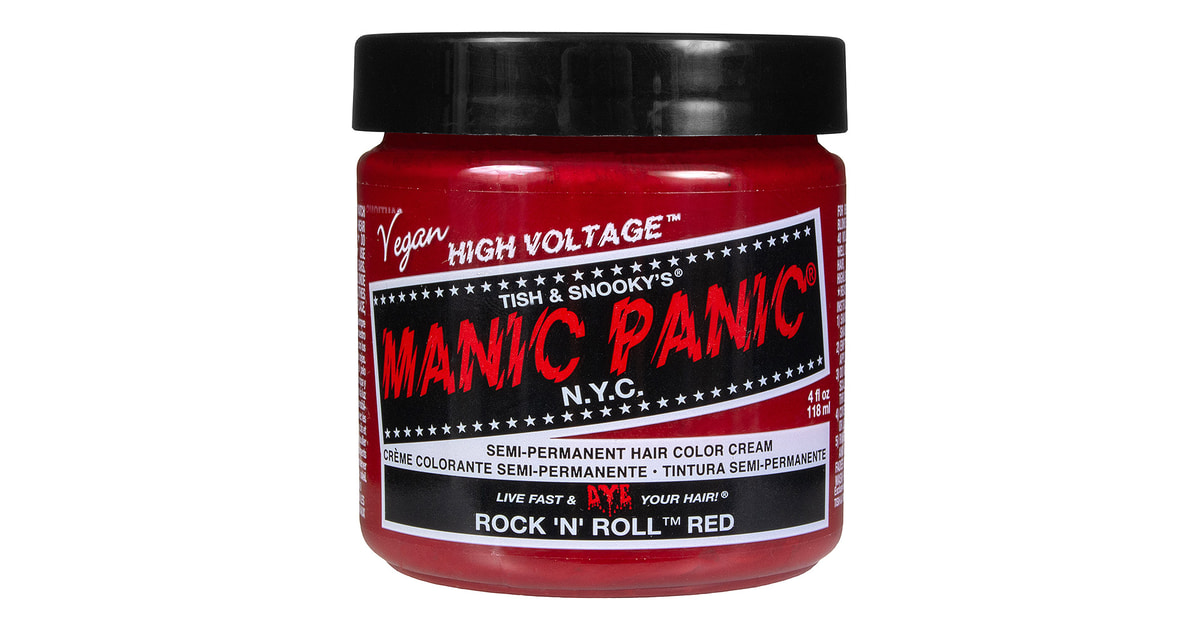 Köp Manic Panic Semi-Permanent Hair Color Cream Rock 'N' Roll Red 118