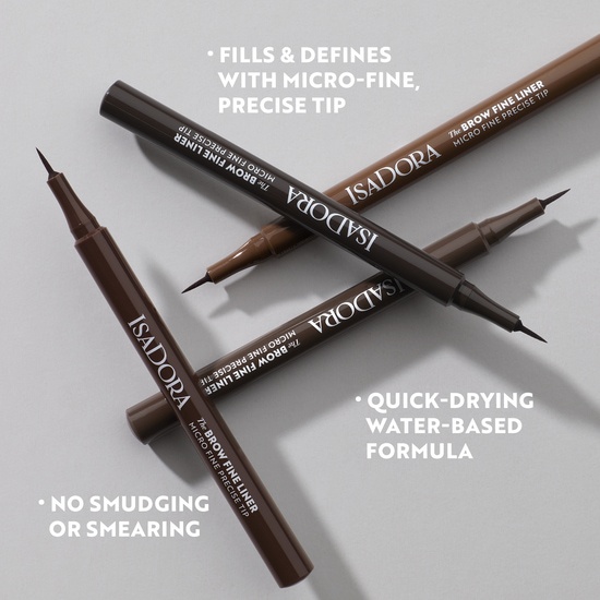 IsaDora The Brow Fine Liner, Micro fine precise tip 03 Medium Brown