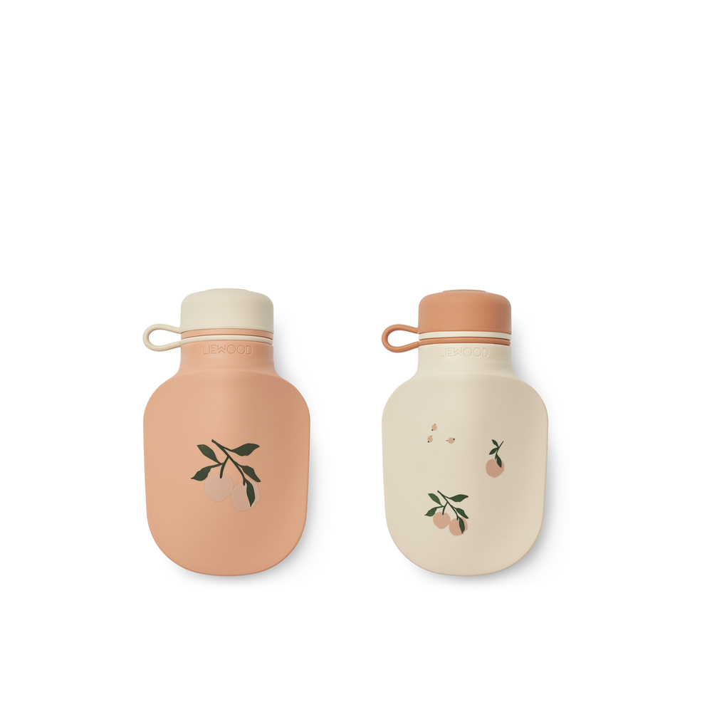 LIEWOOD Lizzie Smoothieflaskor Peach 2 st