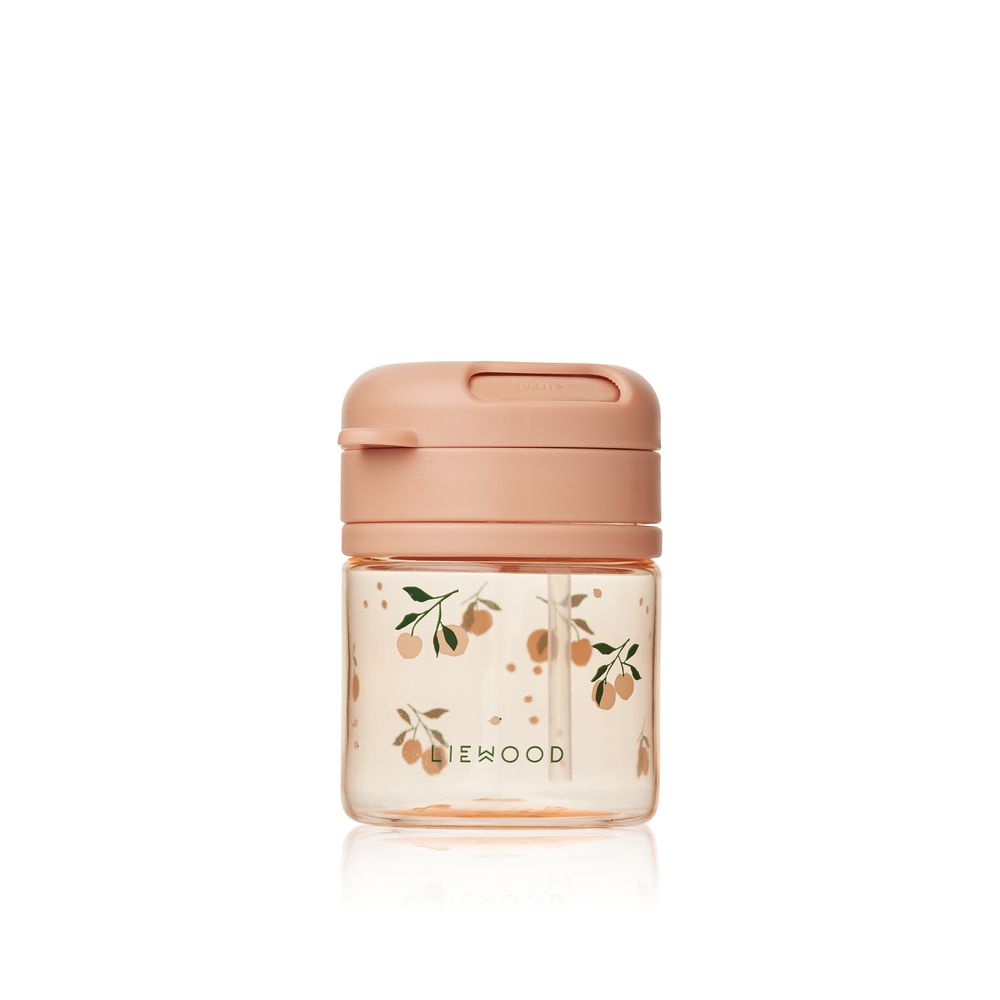 LIEWOOD Pavia Tritan Sugrörsmugg Peach 280 ml