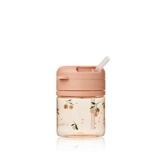 LIEWOOD Pavia Tritan Sugrörsmugg Peach 280 ml