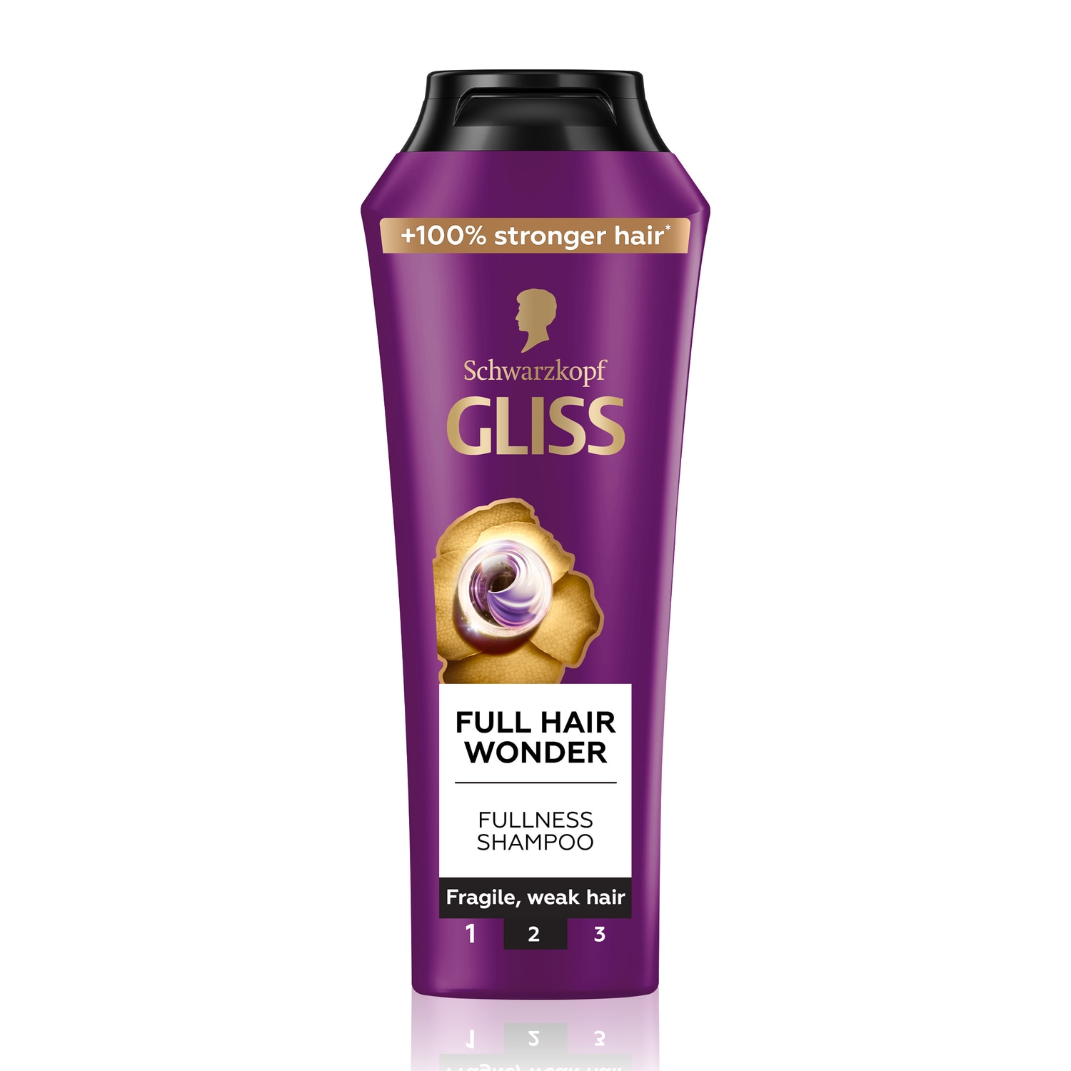Alternativ bild 1 för Schwarzkopf Gliss Full Hair Wonder Shampoo 250 ml