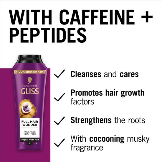 Schwarzkopf Gliss Full Hair Wonder Shampoo 250 ml