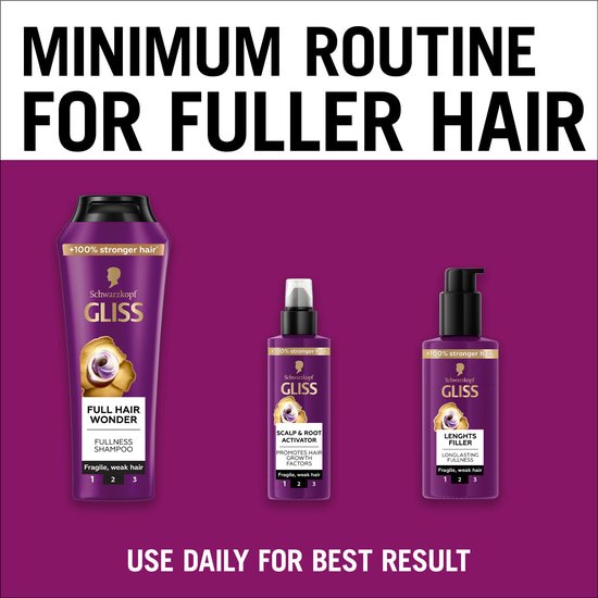 Schwarzkopf Gliss Full Hair Wonder Shampoo 250 ml