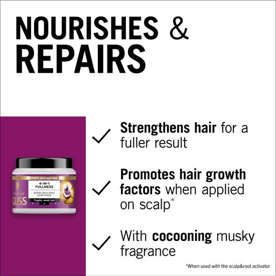Schwarzkopf Gliss Full Hair Wonder Mask 400 ml