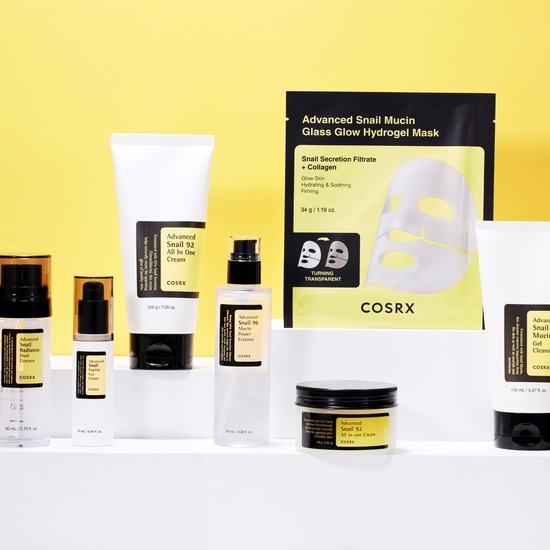 COSRX Advanced Snail Mucin Glass Glow Hydrogel Mask 3 st