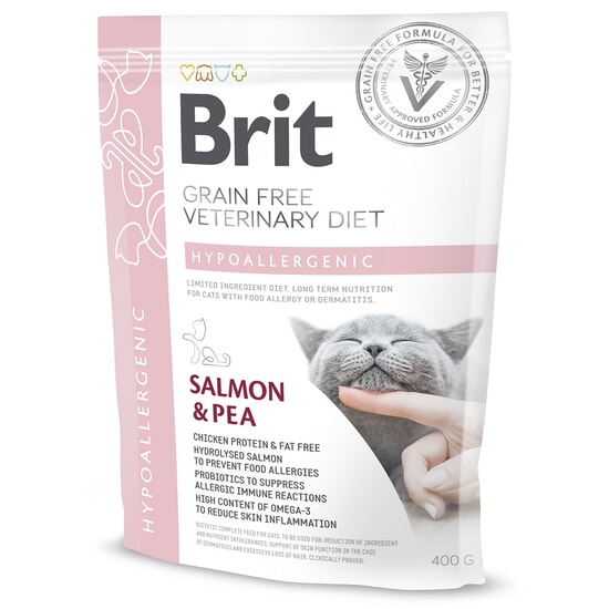 Brit Veterinary Diet Cat Hypoallergenic Grain Free 400 g