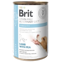 Brit Veterinary Diet Dog Obesity Grain Free Can 400 g