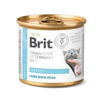 Brit Veterinary Diet Cat Obesity Grain Free Can 200 g