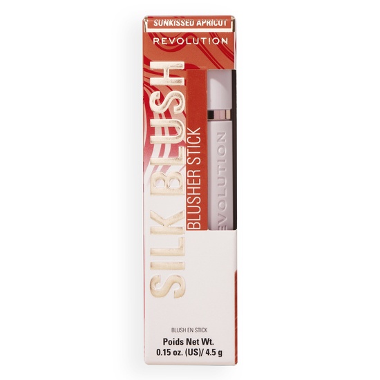 Revolution Skin Silk Marble Blush Stick Sunkissed Apricot 4,5 g