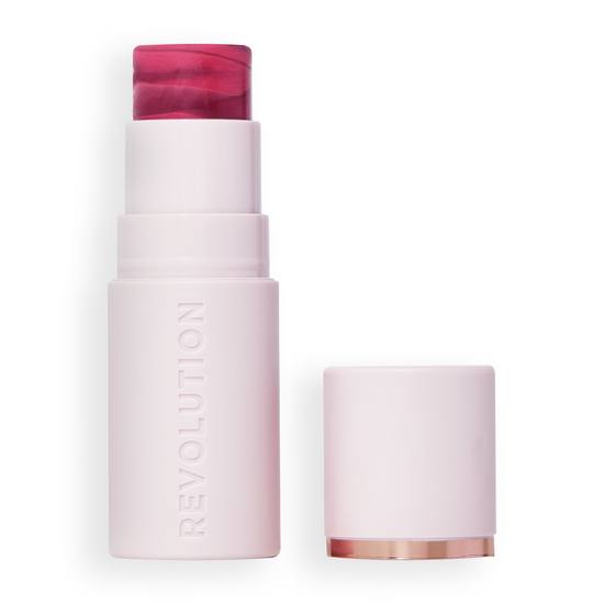 Revolution Skin Silk Marble Blush Stick Berry Flush 4,5 g
