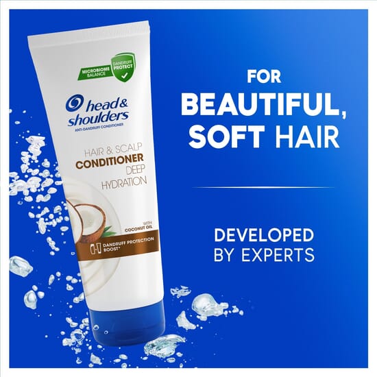 Head & Shoulders Deep Hydration Balsam mot mjäll med kokosolja 220 ml
