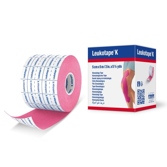 Leukotape Kinesiotejp Rosa 5 cm x 5 m