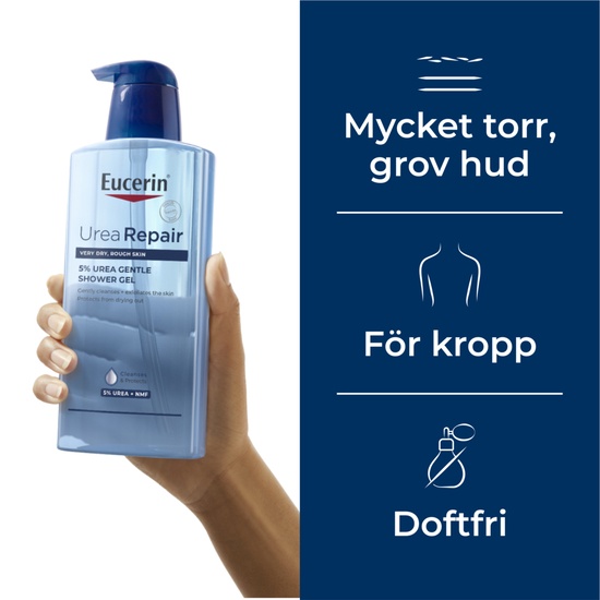Eucerin UreaRepair 5% Urea Gentle Shower Gel 400 ml 