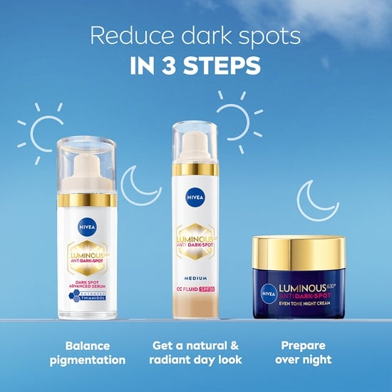 NIVEA Färgad dagkräm Luminous 630 Anti Dark-Spot CC Fluid 3-in-1 Medium SPF30 40 ml