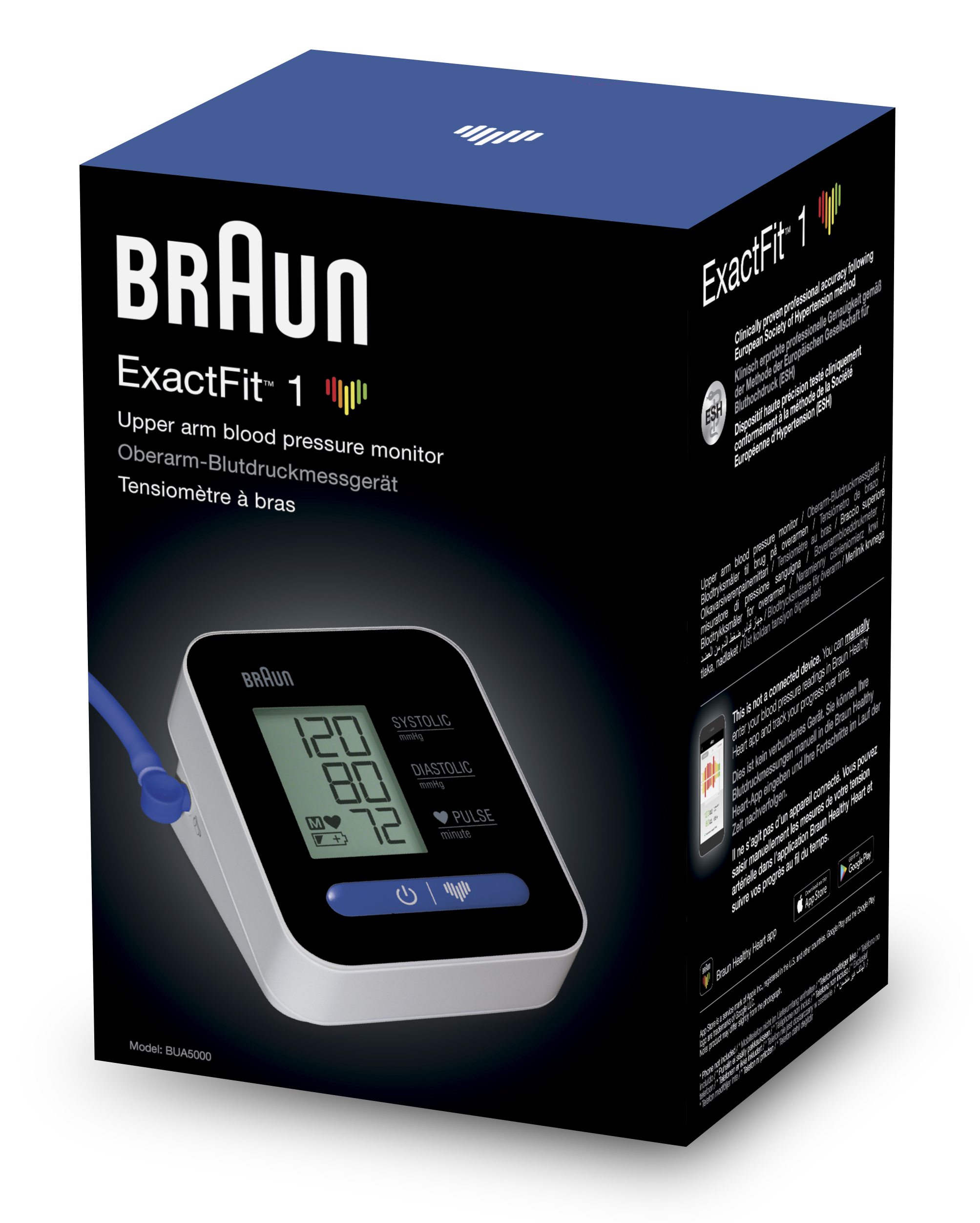 Braun ExactFit 1 Blodtrycksmätare BUA5000EUV1