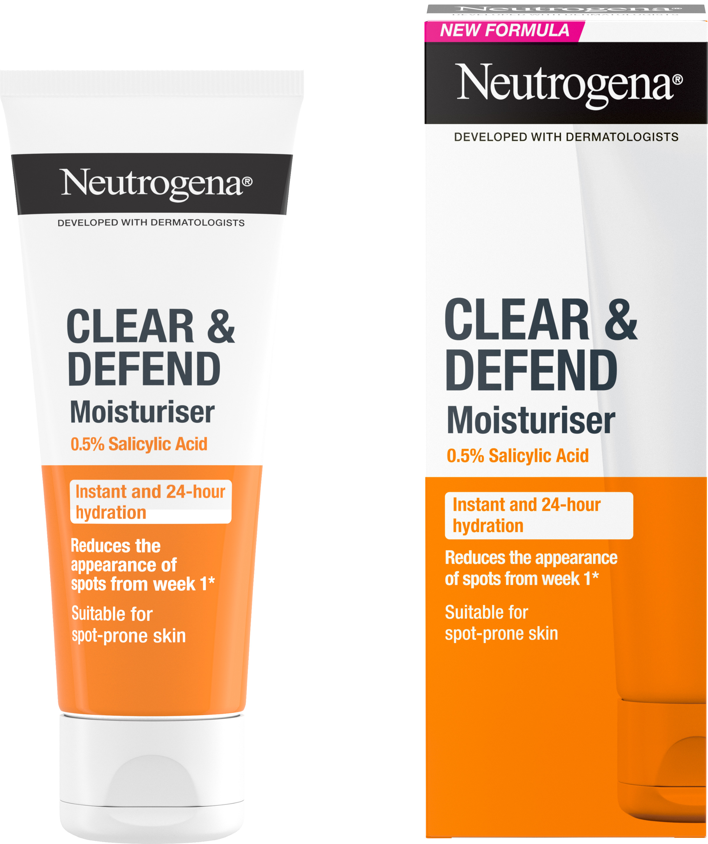 Neutrogena® Clear & Defend 0.5 % Salicylic Acid Moisturiser, 50 ml