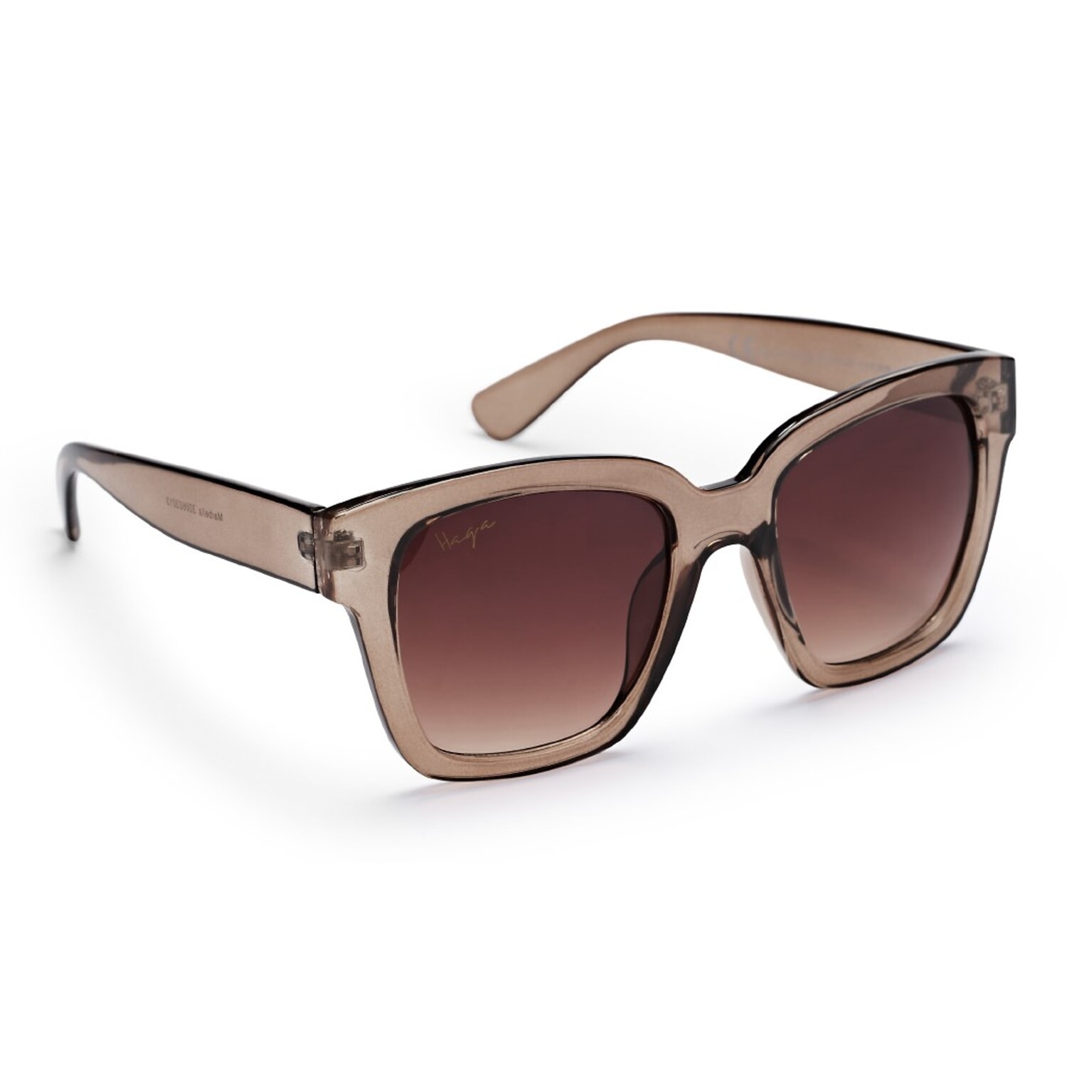 Alternativ bild 1 för Haga Optik Marbella Transparent Khaki - Brown Gradient lens