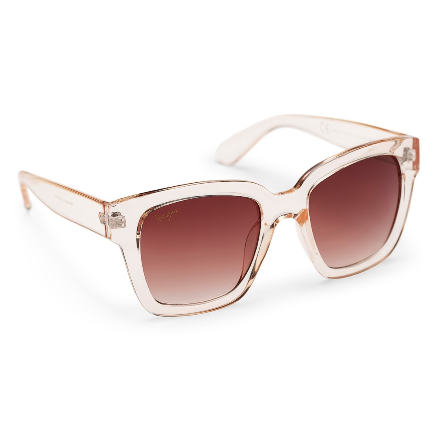 Alternativ bild 1 för Haga Optik Marbella Transparent Peach - Brown Gradient lens