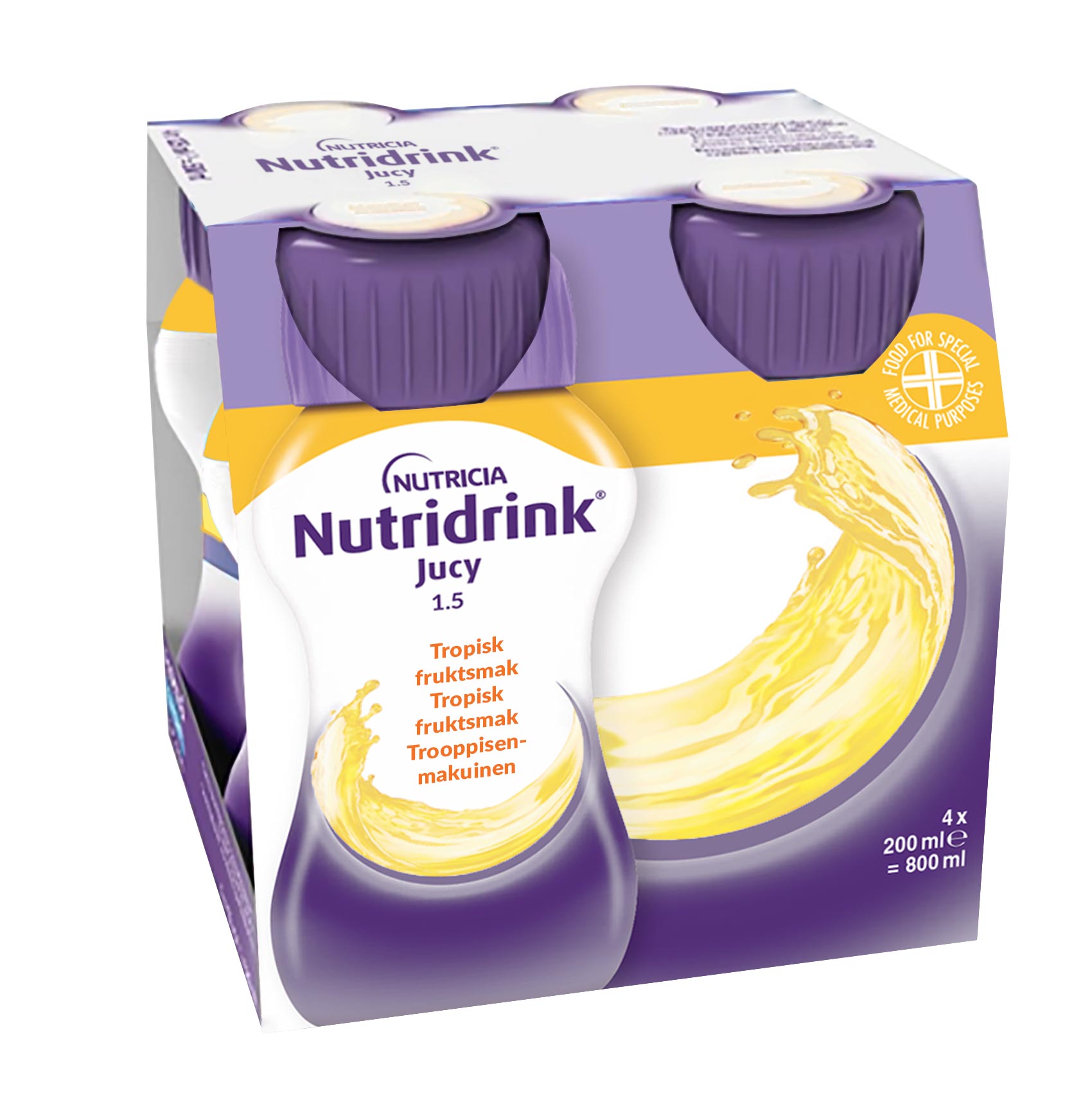 Nutridrink Jucy Tropisksmak 4 x 200 ml