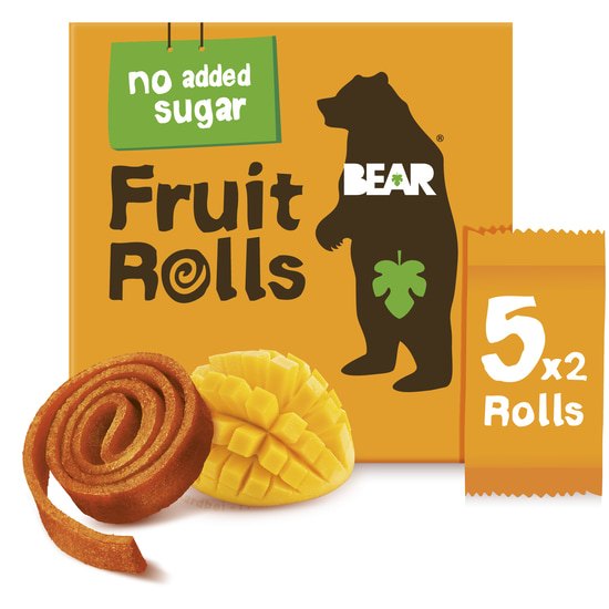 BEAR Fruit Rolls Mango Multipack 5 x 20 g