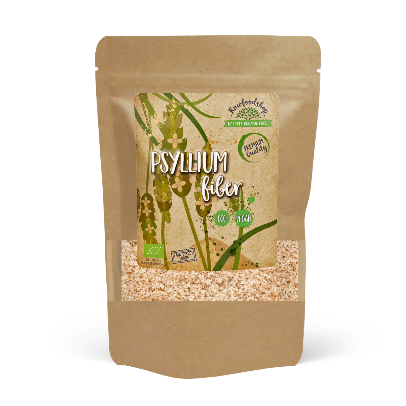 Rawfoodshop Psyllium Fröskal EKO 250 g