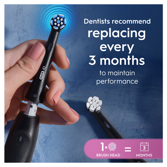 Oral-B iO Gentle Care Tandborsthuvuden Svart 6 st