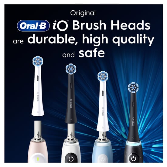 Oral-B iO Gentle Care Tandborsthuvuden Svart 6 st