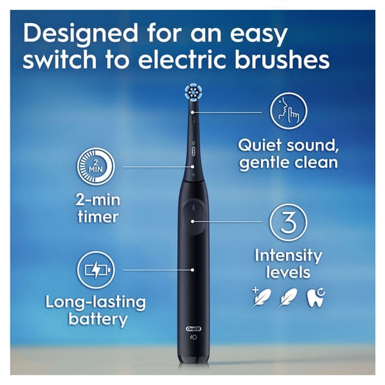 Oral-B iO 2 Duo-pack Eltandborstar Night Black och Forest Green