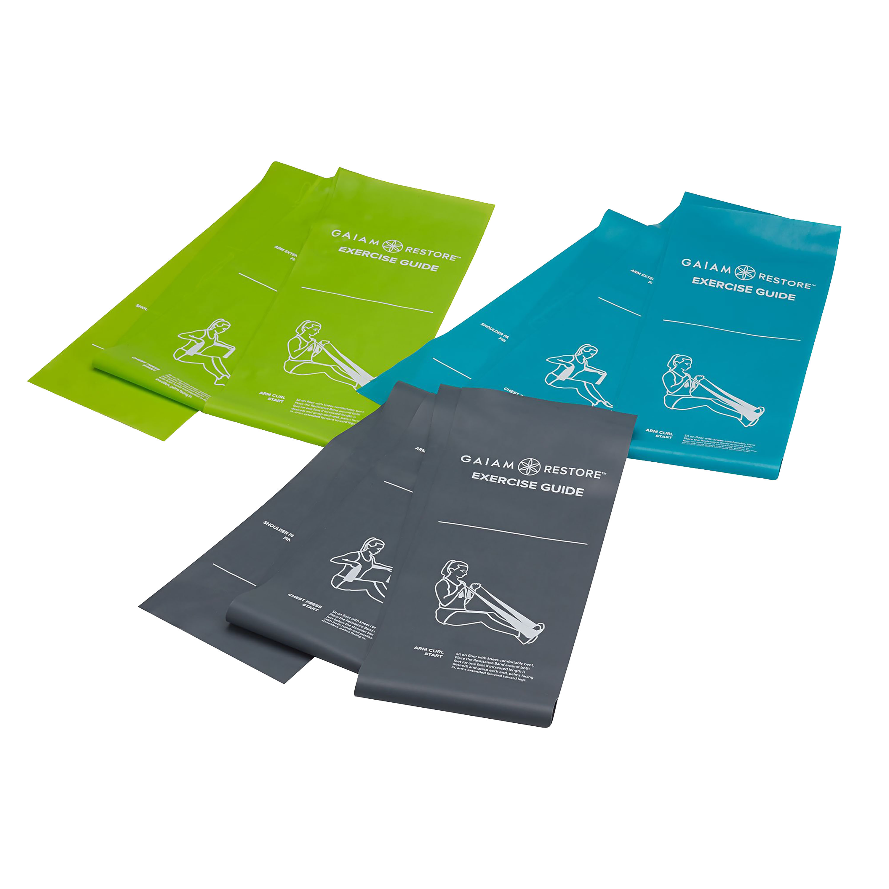 Gaiam Restore Flat Bands 3-pack