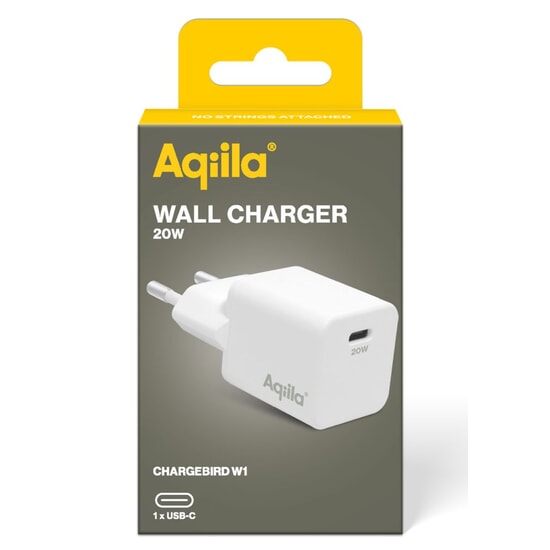 Aqiila Chargebird W20 Väggladdare PD 20W