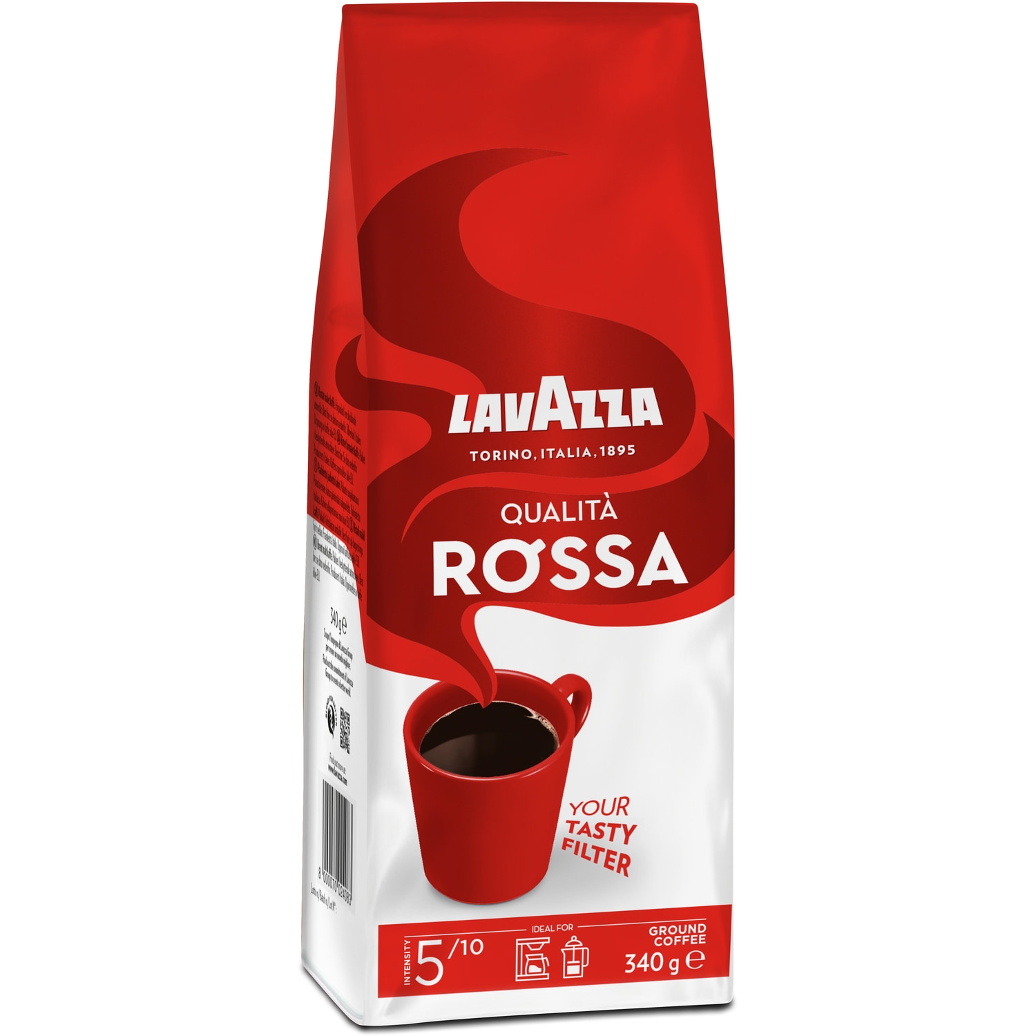 Alternativ bild 1 för Lavazza Qualità Rossa bryggkaffe, 340 g