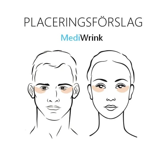 Swedish Solution Mediwrink Rynkplåster för Ögonrynkor 2 st