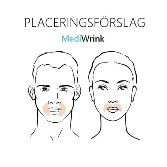 Swedish Solution MediWrink Rynkplåster för Läpp, Mun & Rökrynkor 2 st
