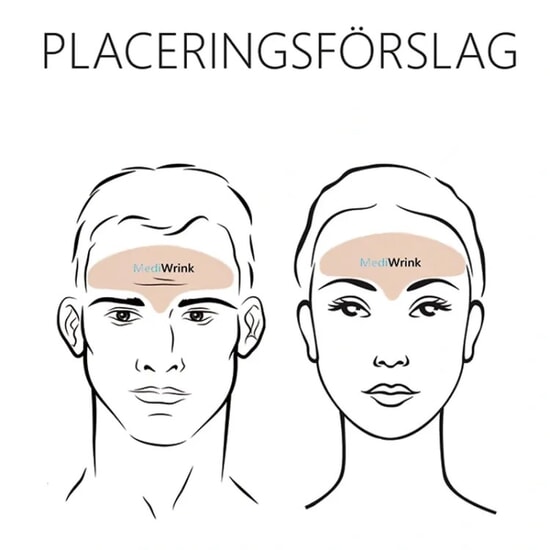Swedish Solution MediWrink Rynkplåster för Panna 1 st