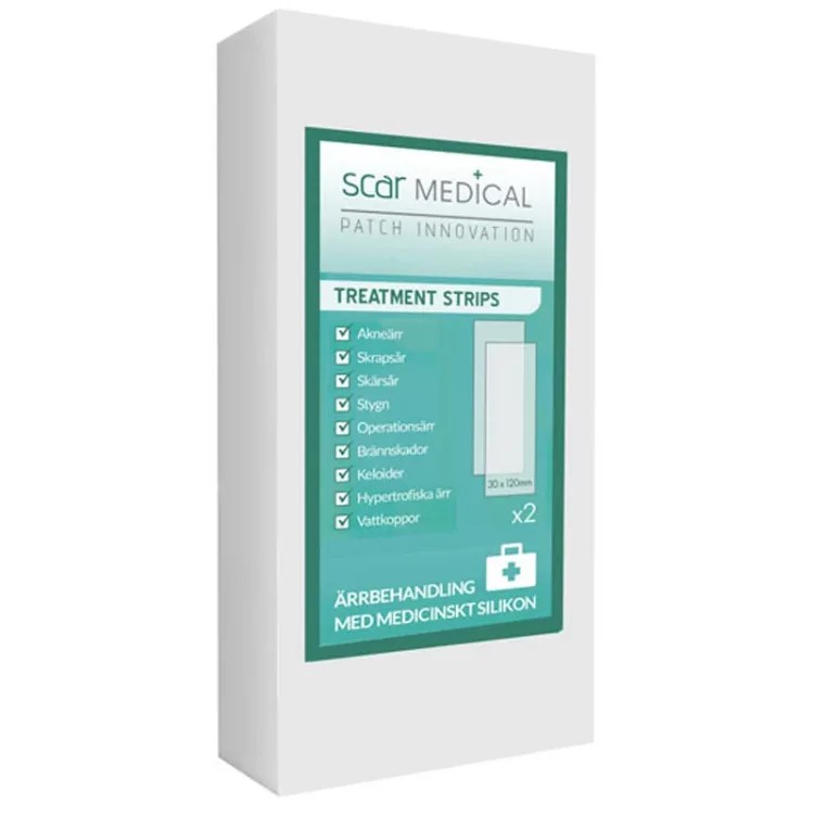 Swedish Solution Ärrplåster ScarMedical Remsor 2 st