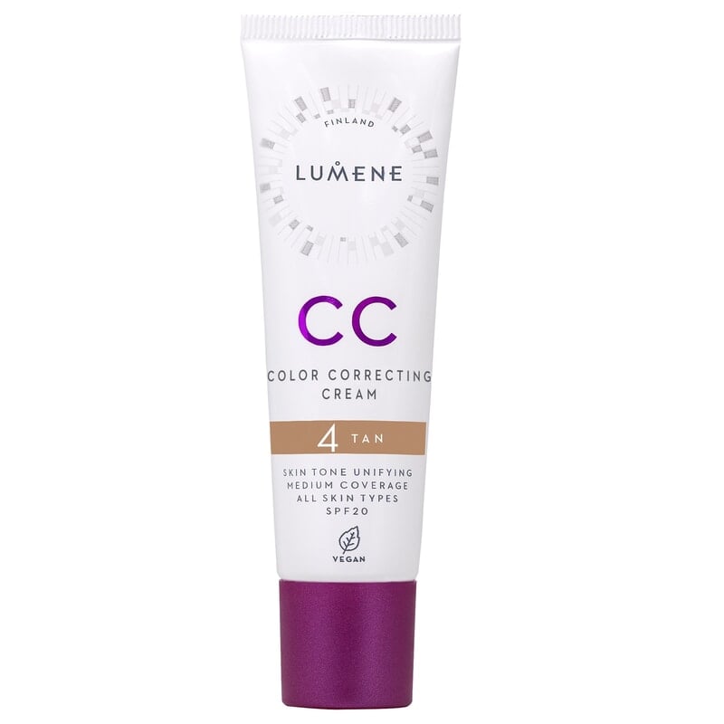 Köp 2 få 25% | Lumene CC Color Correcting Cream 4 Tan SPF20 30ml
