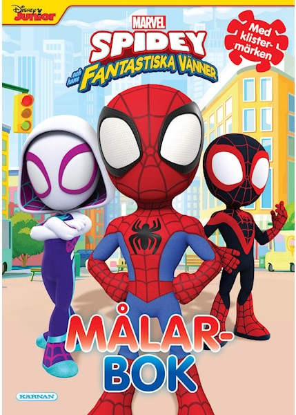 Spidey och Hans Fantastiska Vänner Målarbok