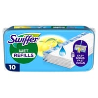 Swiffer Wet Fuktiga Rengöringsdukar för Golv Lemon 10 st
